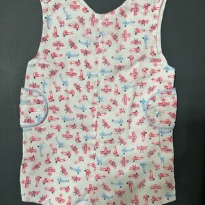 Airplane Print Baby Romper James & Lottie